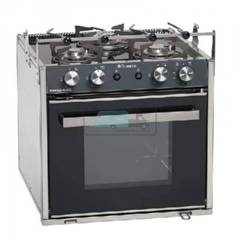 Dometic Oven m Grill & 3-Pits Kookplaat