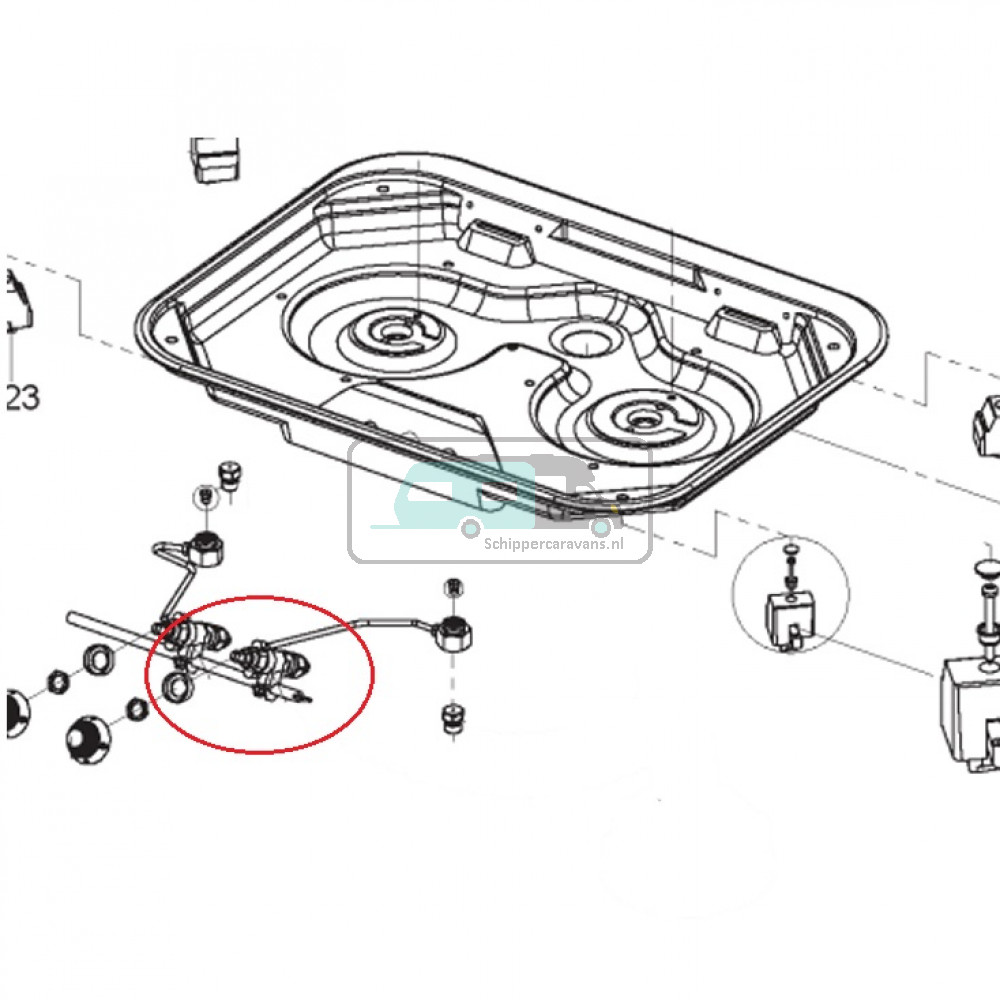 Dometic Gasregelklep 1053118244