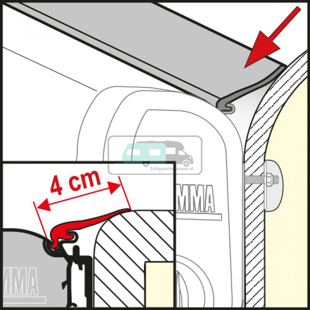 Fiamma Rain Guard M 30mtr