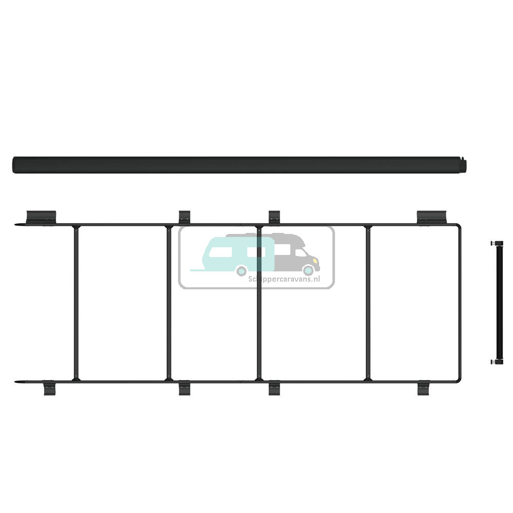 Roof Rail Ducato Deep Black 05808A01A