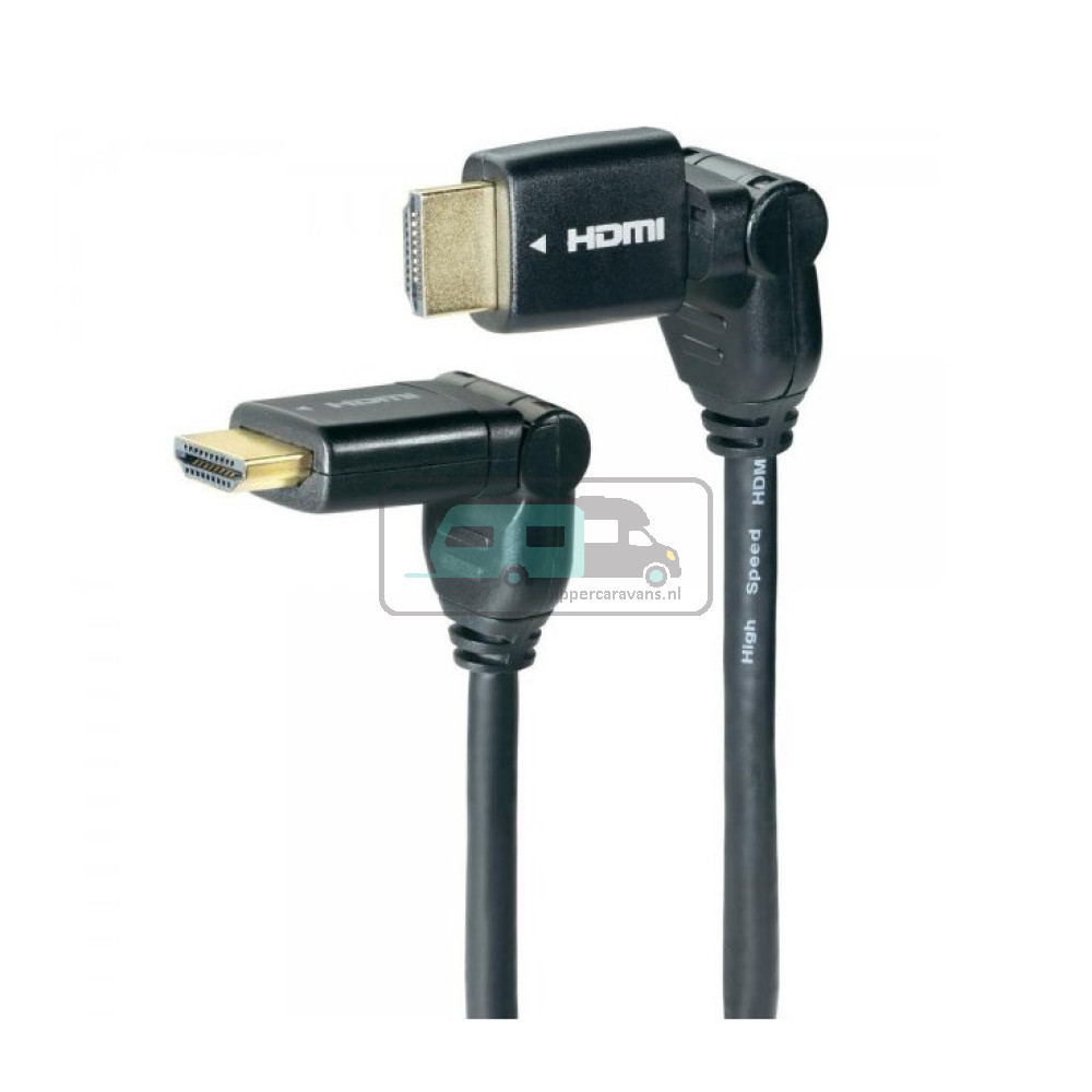 HDMI kabel haakse aansluiting 2,0 meter