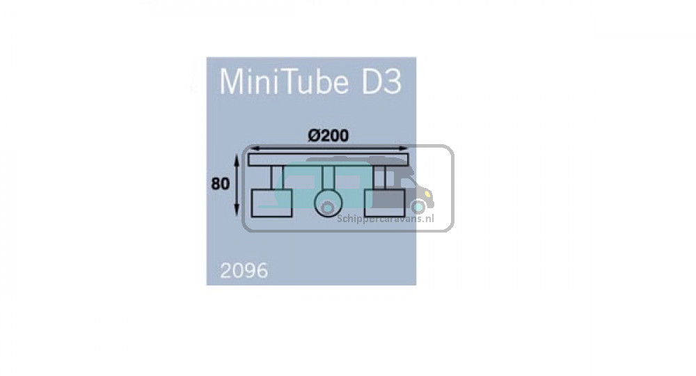 Frilight Plafonnière Mini Tube D3 LED