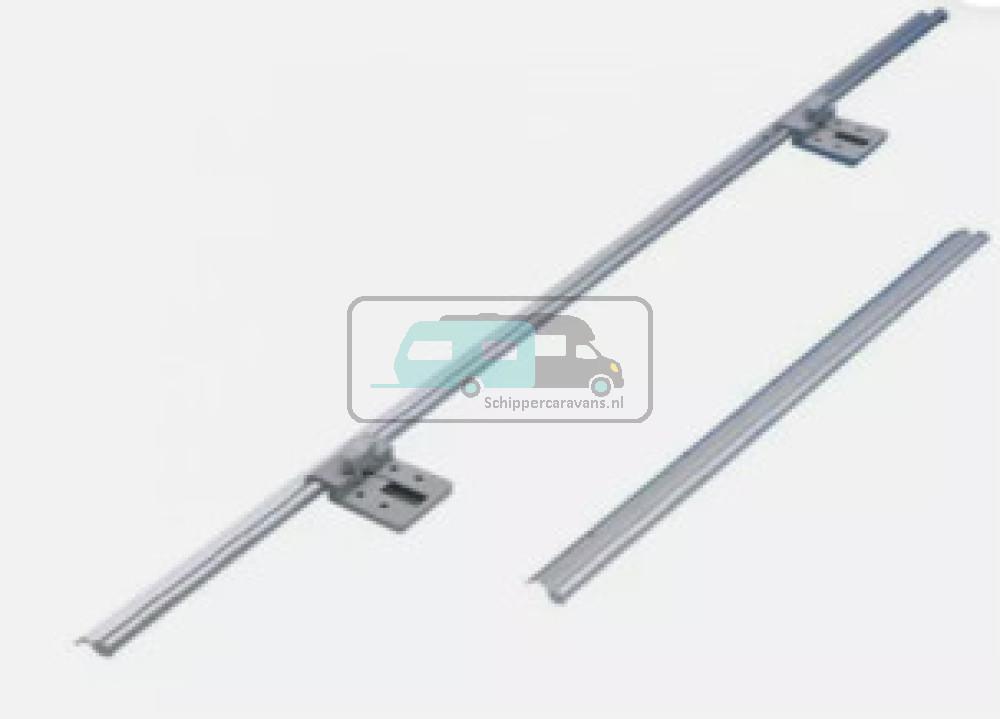 Tafelbladrail Aluminium Compleet