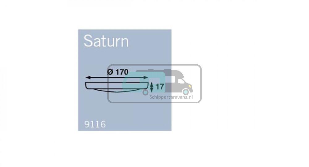 Frilight Plafonnière Saturn Chroom 170mm met Schakelaar LED