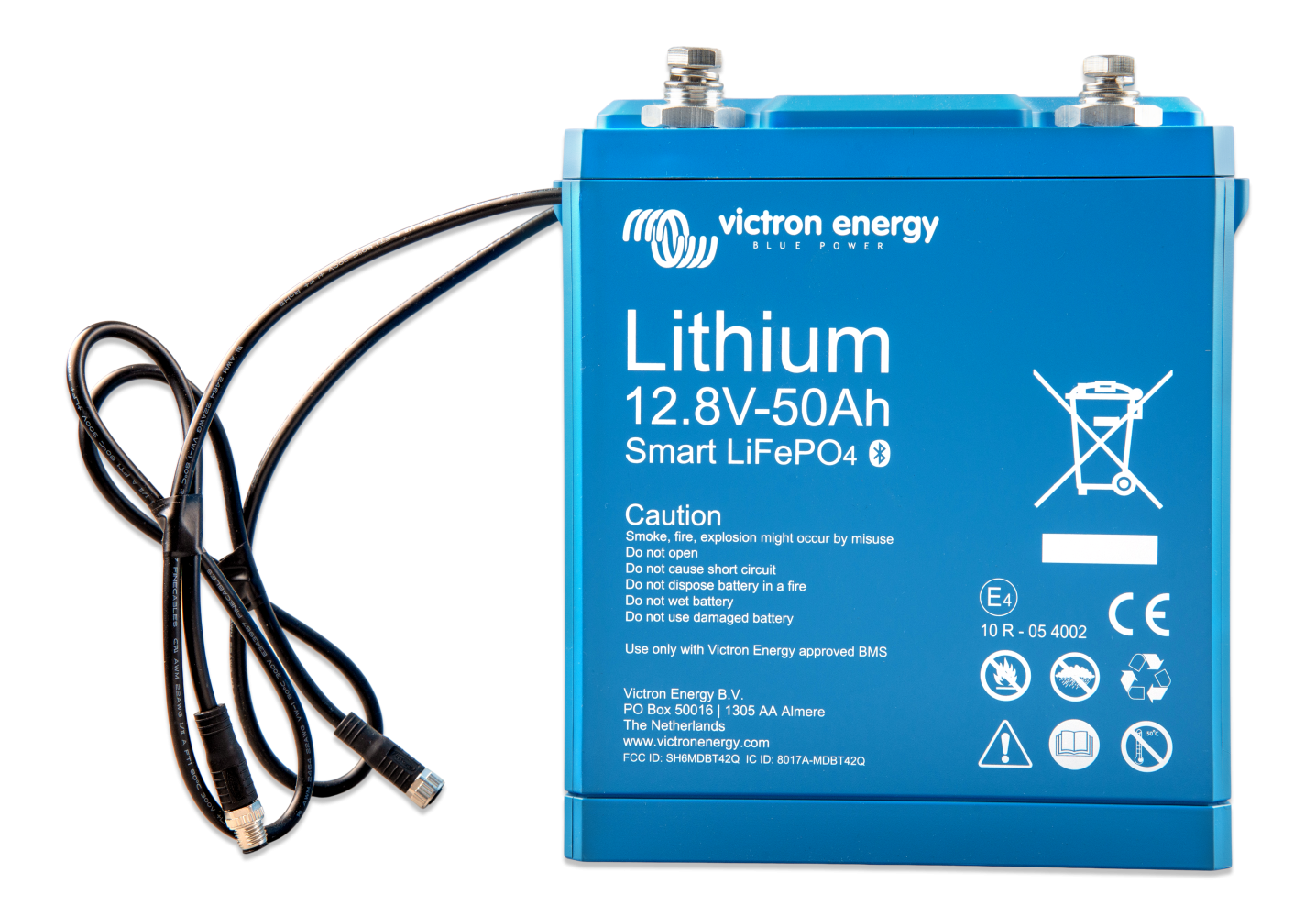 LiFePO4 Lithium accu 12,8V/50Ah - Smart