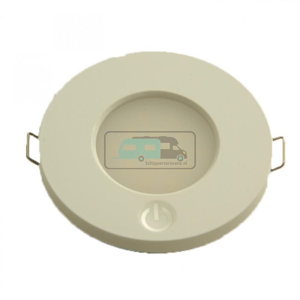 LED Inbouwspot Button + Schakelaar 12V 2.5W
