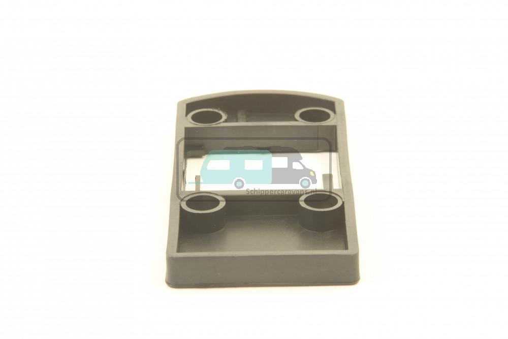 Opvulstuk deurslot 10mm zwart