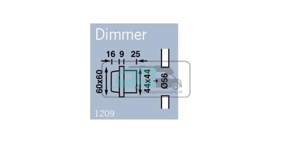Frilight LED Dimmer Mat Zilver 12V 2A/24W