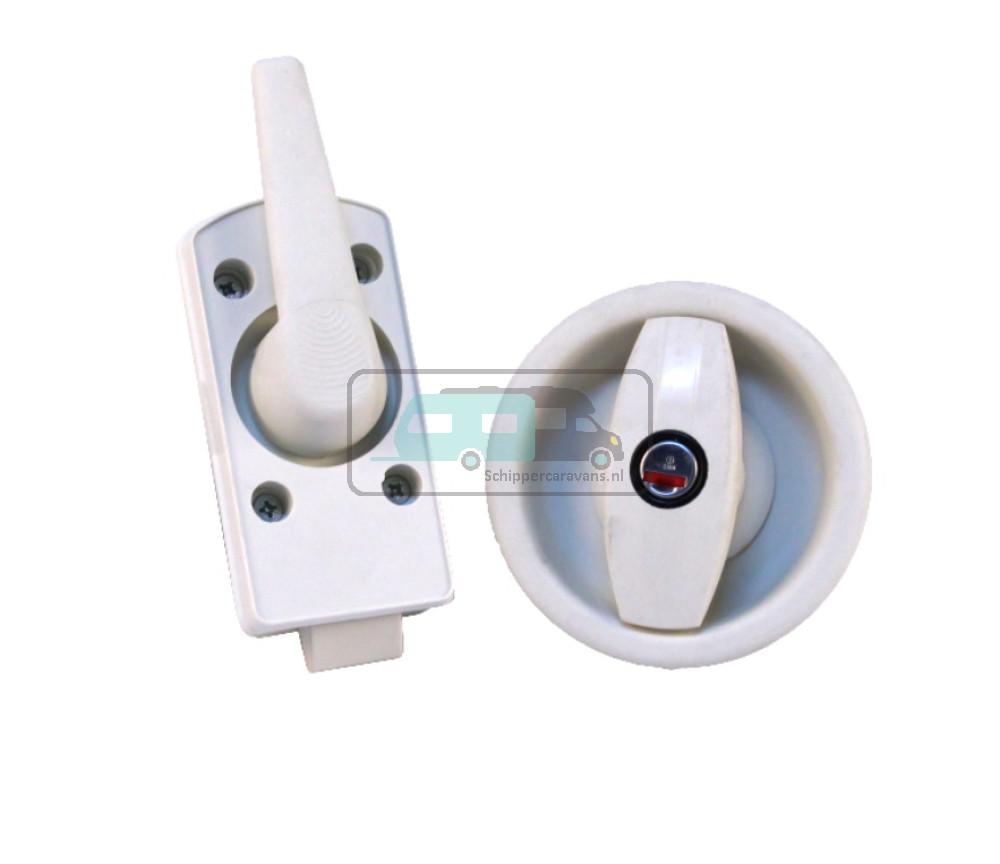 Oberholz Deurslot Wit 30-35mm rechts