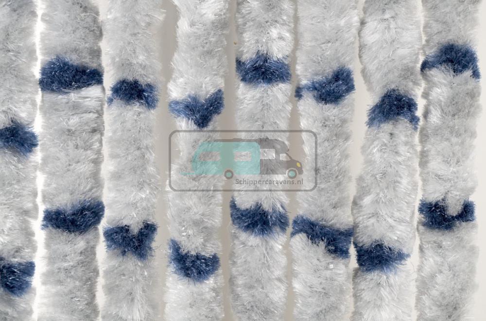 Arisol Chenille Gordijn 56x185 Blauw/Grijs