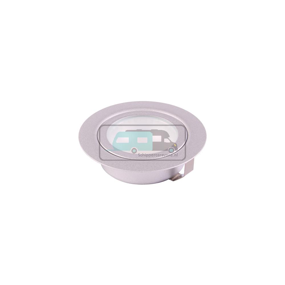 Dometic LED Inbouwspot Cario 12V 2W Zilver