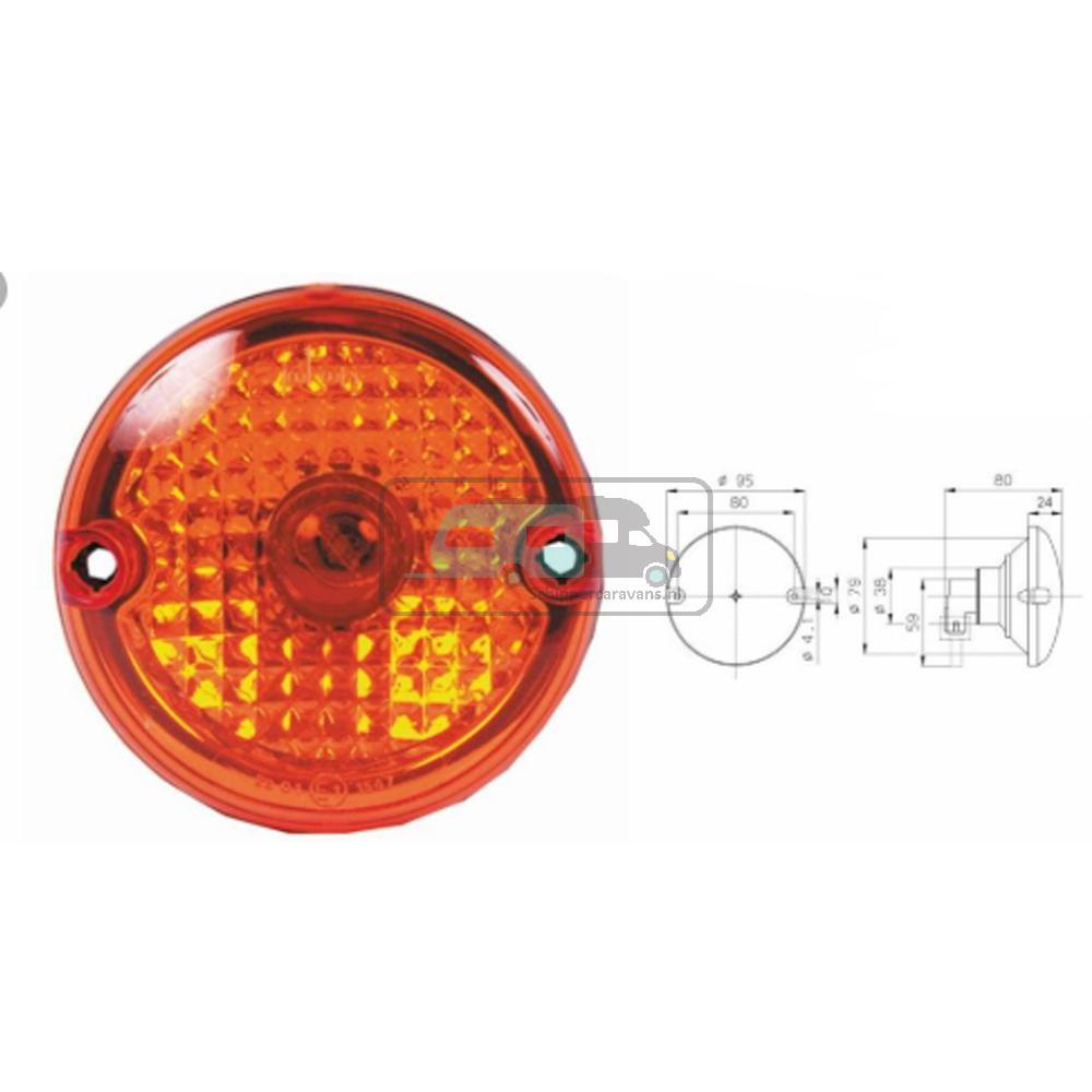 Jokon Knipperlicht 710 Rond Oranje