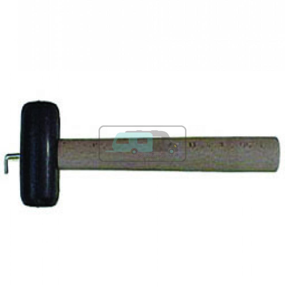 Campking rubber hamer met haringuittr. 250gr 50 st