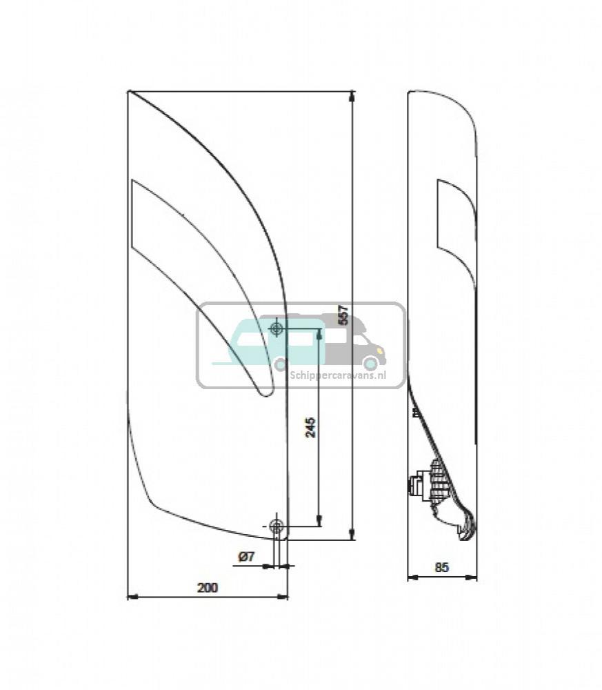 Jokon Multi Achterlicht met Reflector L3100 Links