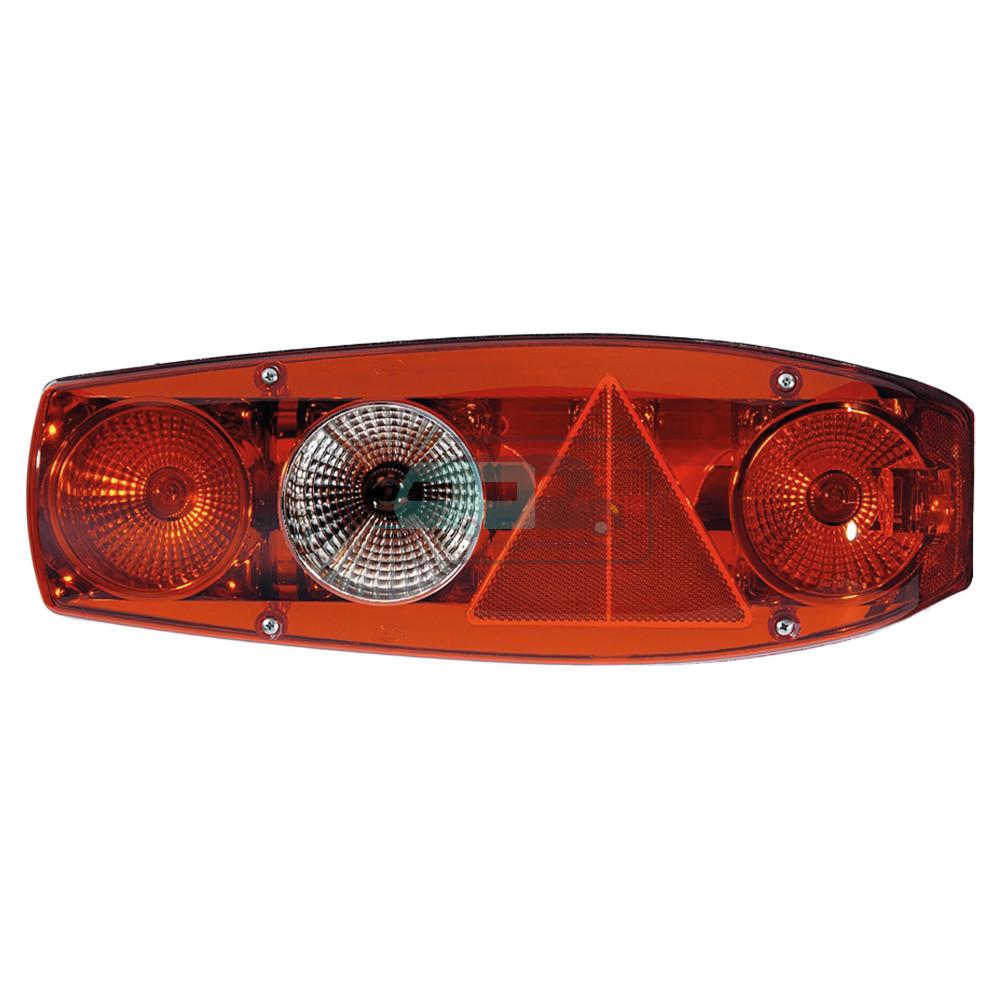 Hella Achterlicht Caraluna II Plus Rem/ Knipper/ Mist/ Achteruitrij/ Zijmarkering/ Driehoek Reflector Rechts