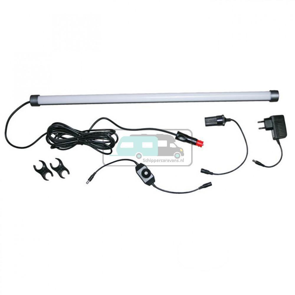 LED buis met dimmer, snoer en 12V stekker