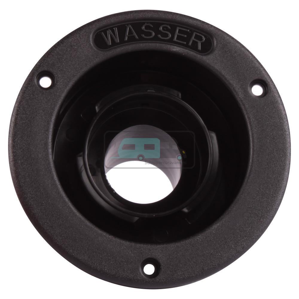 Watervulopening 40mm met Slot Zwart