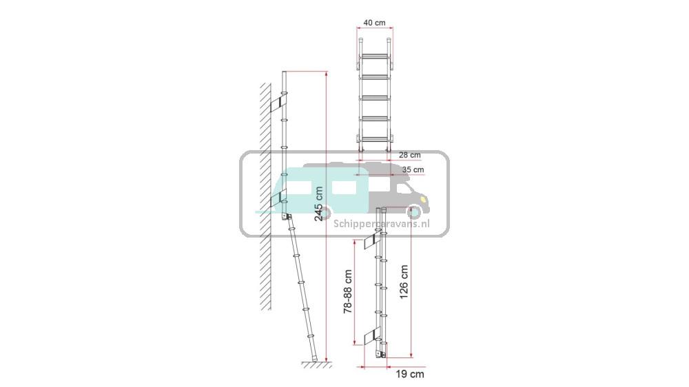 Fiamma Ladder Deluxe 5D