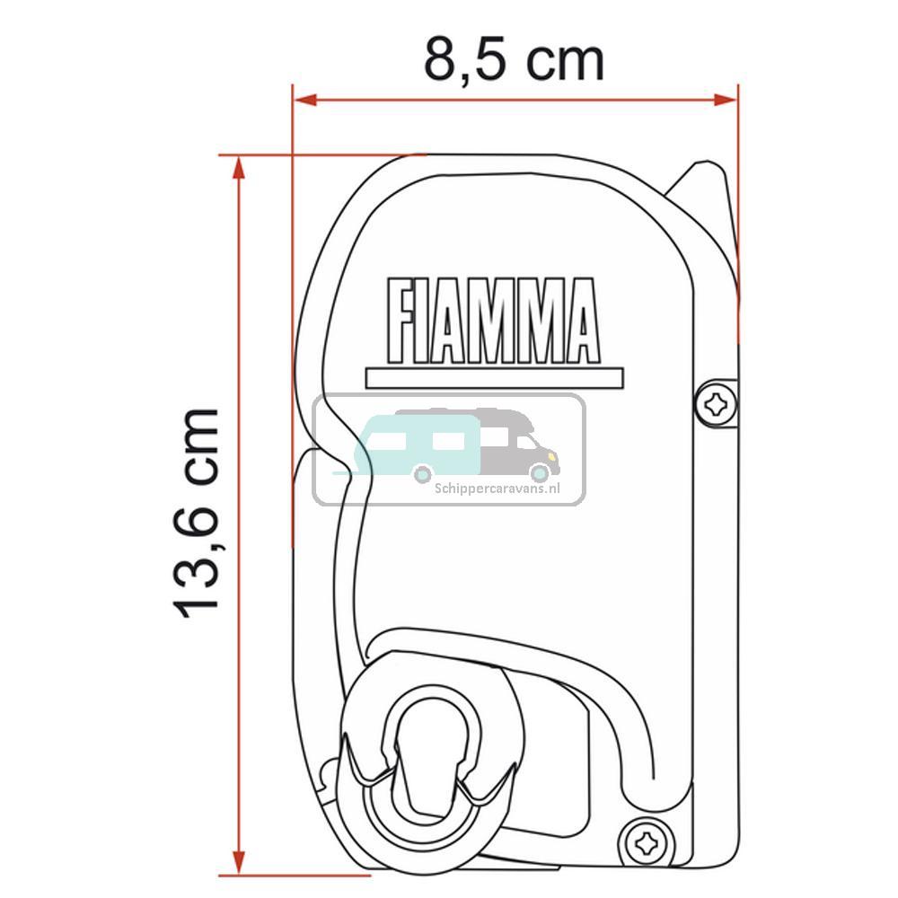 Fiamma F45S 325 Deep Black-Royal Grey