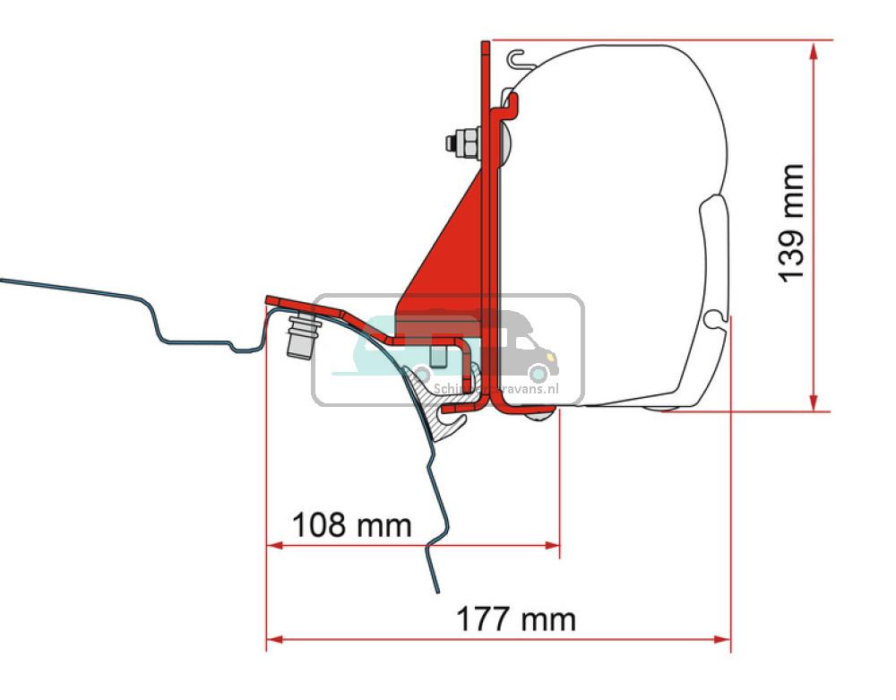 Fiamma VW T5/T6 Multirail Reimo F45