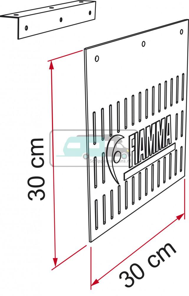 Fiamma Mud Flap Rear 06607-01-