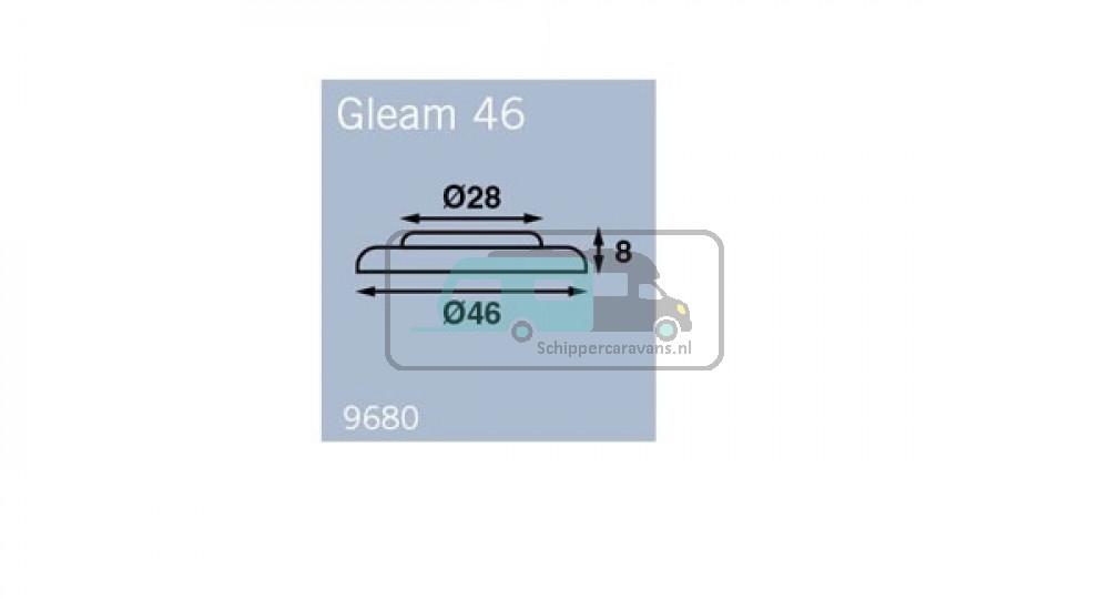 Frilight Opbouwspot Glean 46 LED Chroom