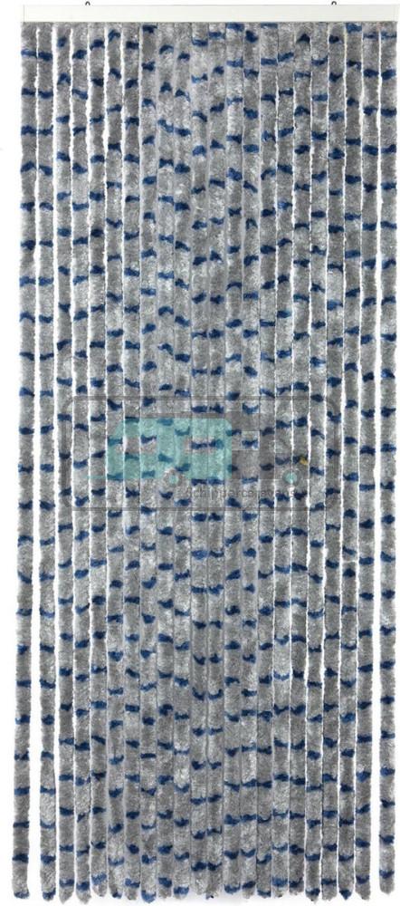 Arisol Chenille Gordijn 56x185 Blauw/Grijs