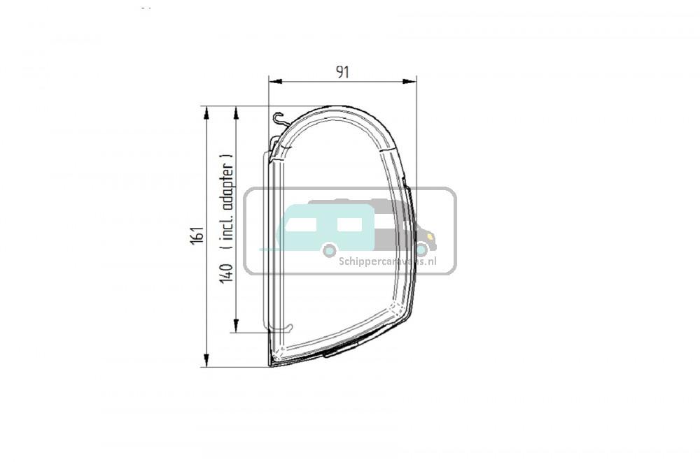 Thule 5200 190 Geanodiseerd-Mystic Grey