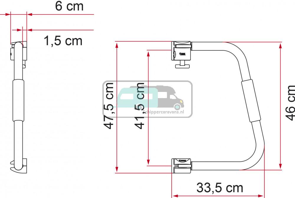 Fiamma Instapbeugel Security 46