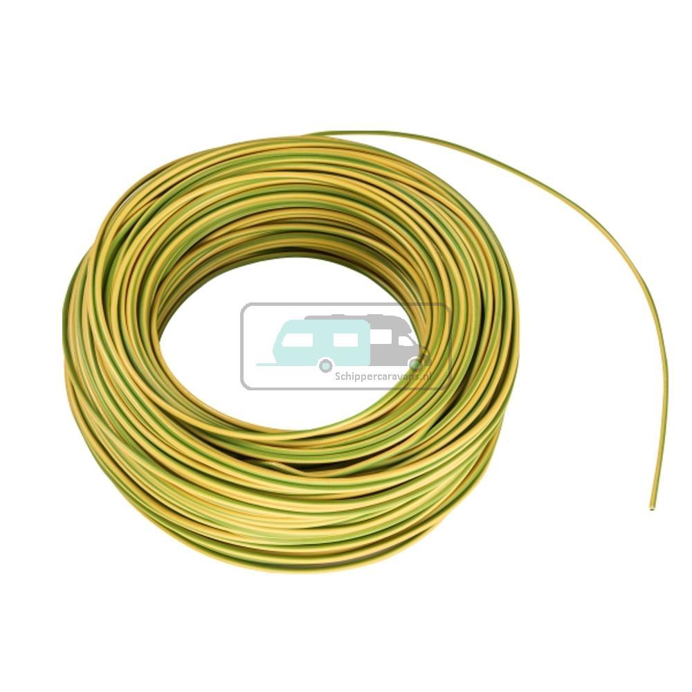 Berker Installatiedraad 1,5mm2 Geel/Groen 100m