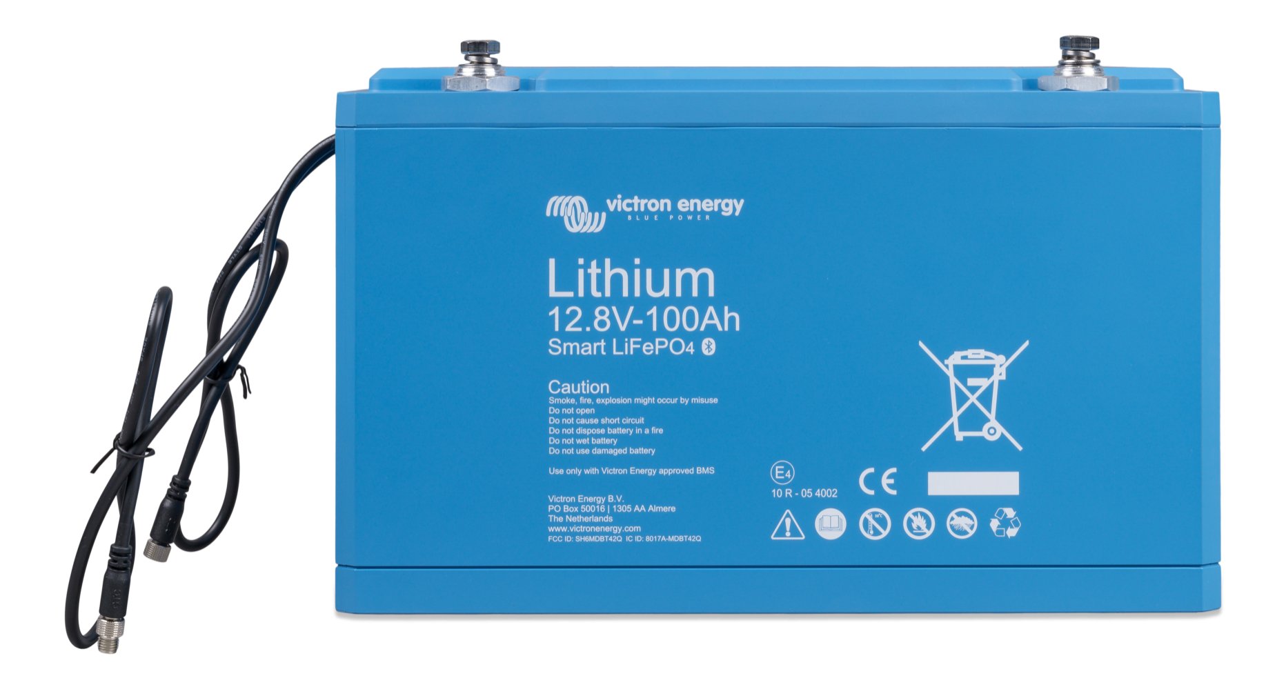 LiFePO4 Lithium accu 12,8V/100Ah - Smart