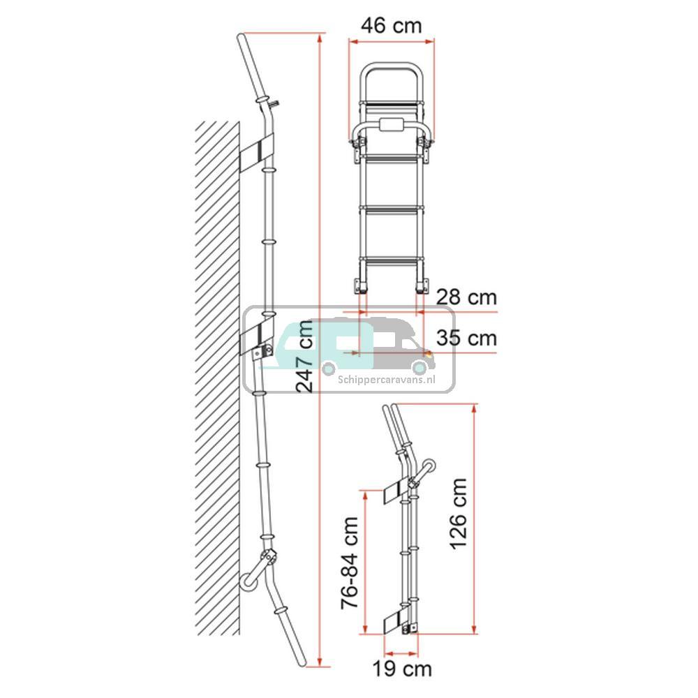 Fiamma Ladder Deluxe 8