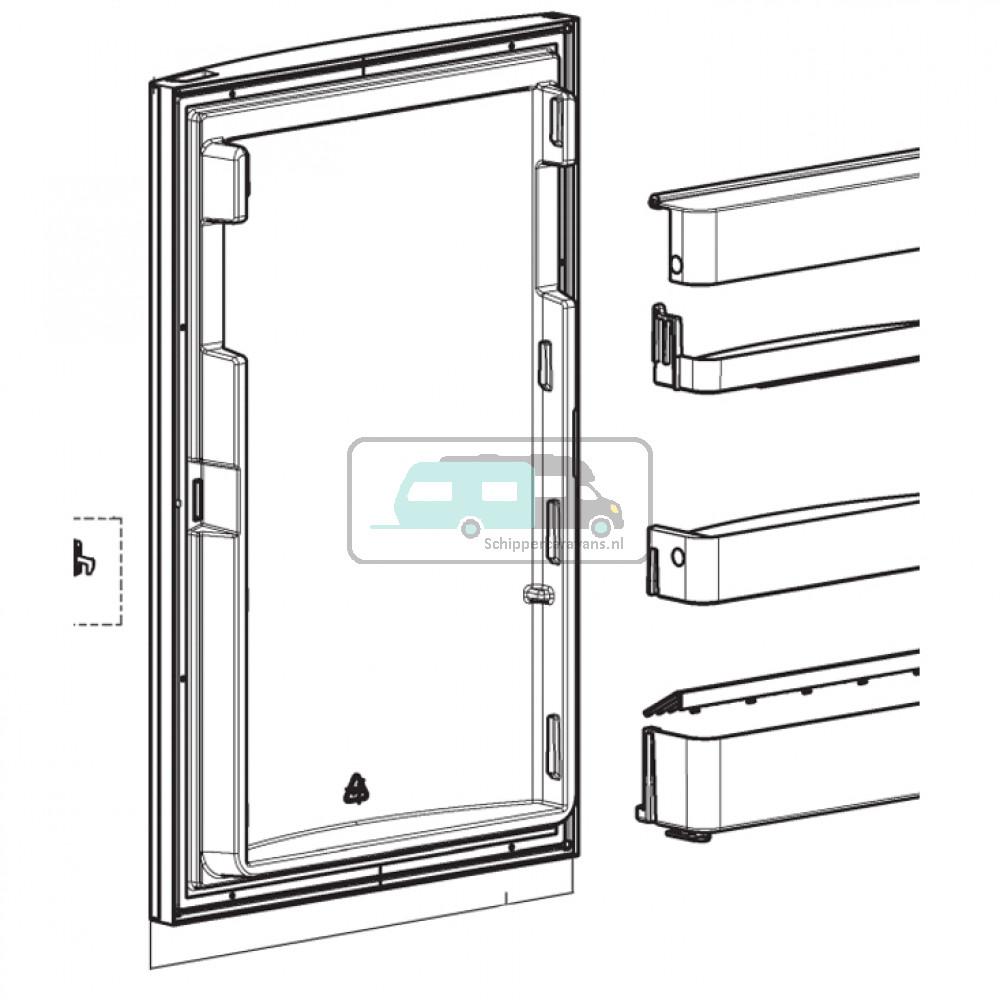 Dometic Koelkastdeur lichtgrijs RMS8550 2890264001