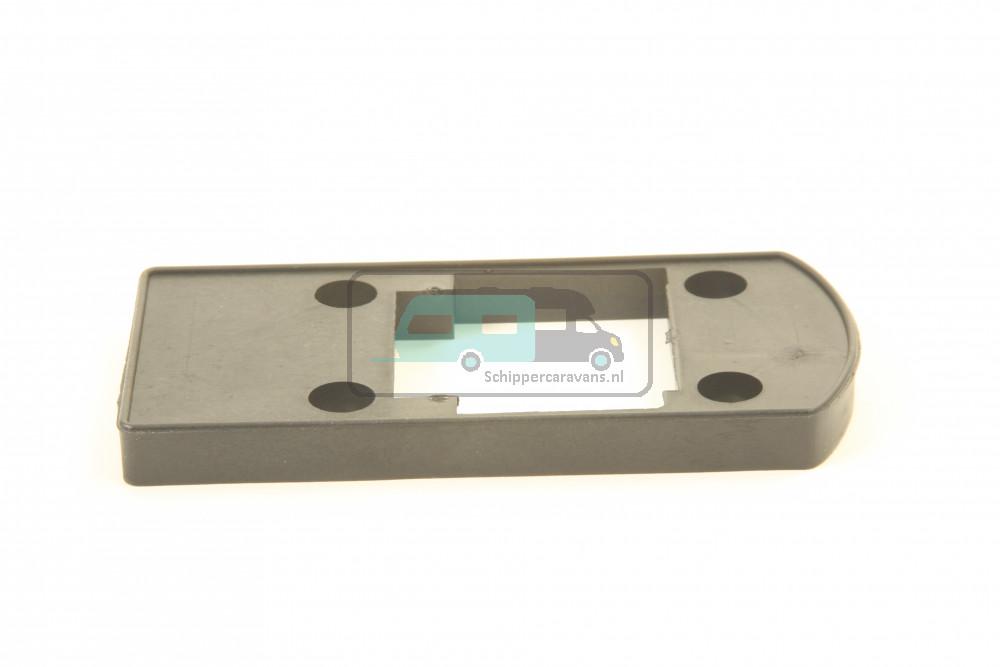 Opvulstuk deurslot 10mm zwart
