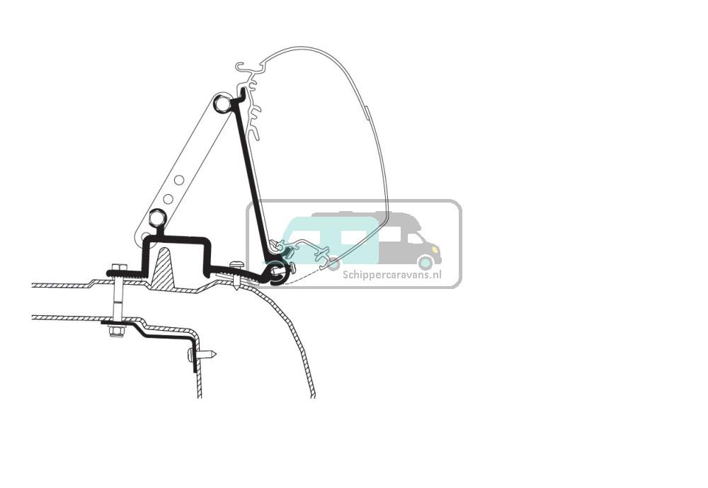 Thule Renault Master Adapter 1998-2010