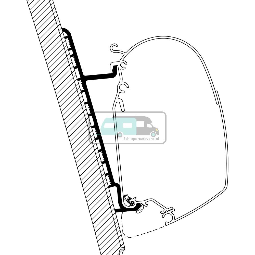 Thule Ducato H3 + EPDM Adapter