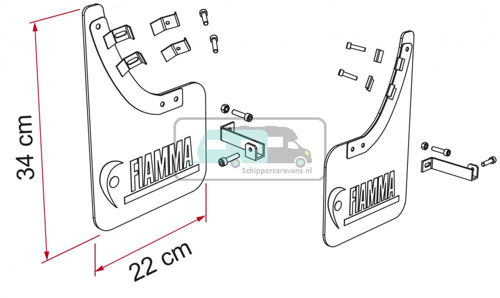 Fiamma Mud Flap Front 06606-01-