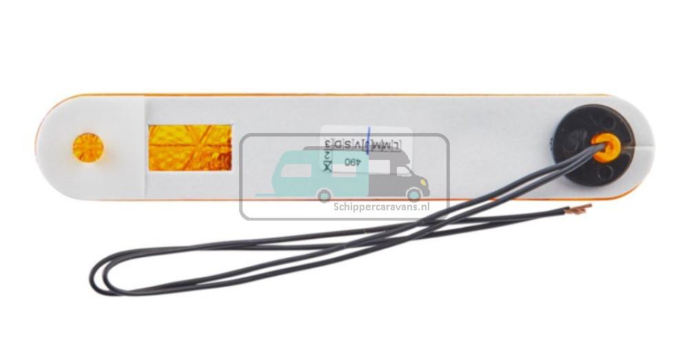 Hella Zijmarkering LED met Reflector Rechthoekig Opbouw Oranje
