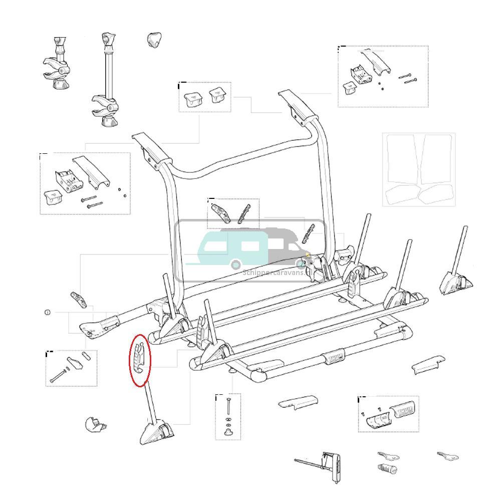 Thule WanderWay Tilt Lock