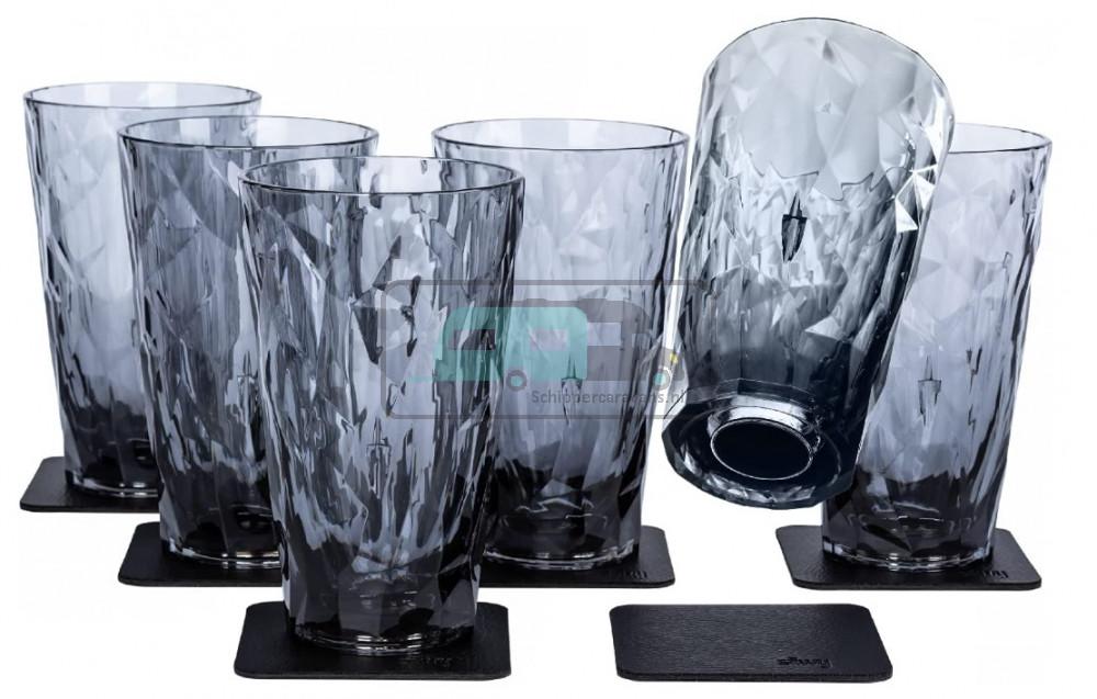 Silwy Longdrink Glazen 0.3L Grijs 6st.