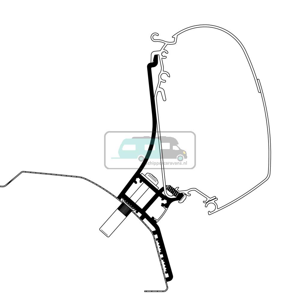 Thule Ducato H2 Lift Roof LED Adapter 300