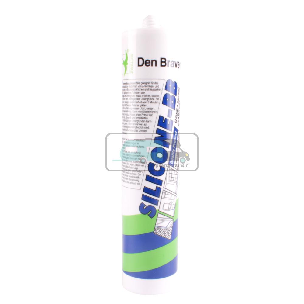 Den Braven Siliconenkit BB+Sanitair Transparant-Grijs 310ml