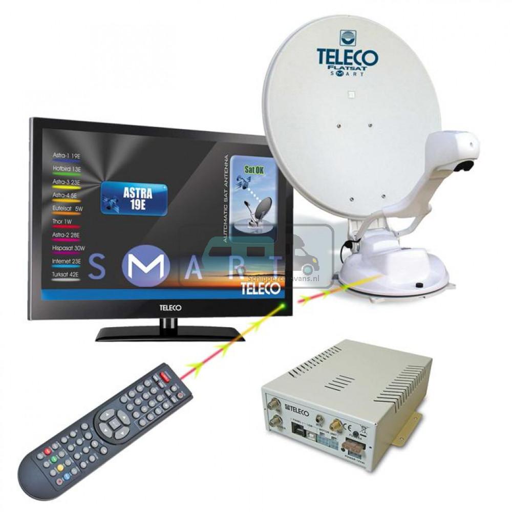 Teleco Flatsat Elegance Smart 85+19 Inch TV