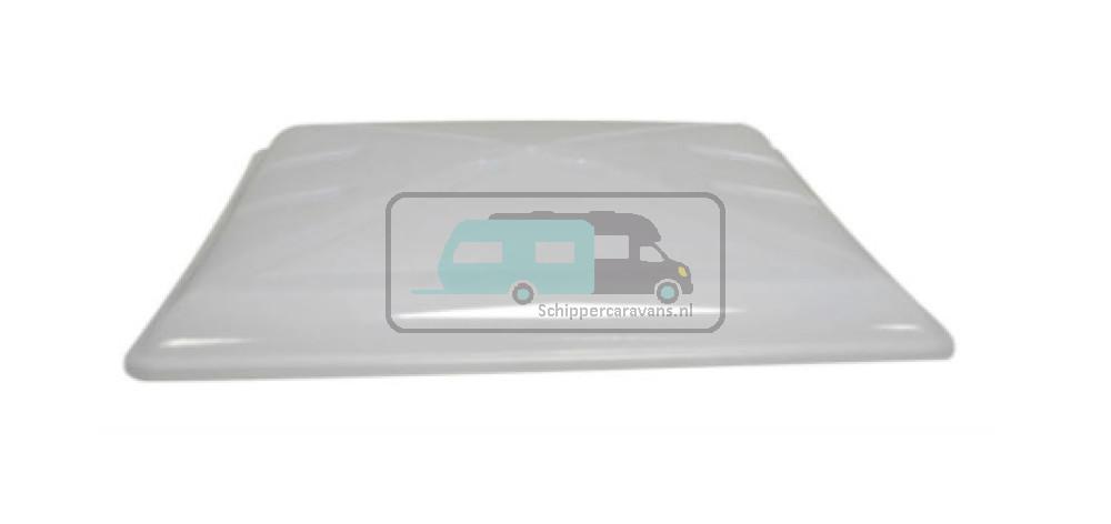 MPK Dakluik 40x40 Melkglas Grote Kap+Combirollo Grijs