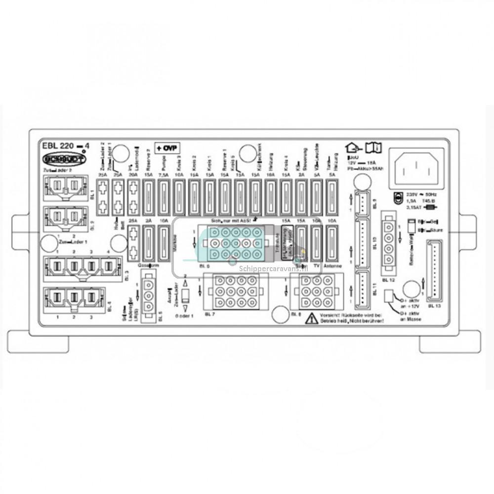 Schaudt Elektroblok EBL 220-4 A