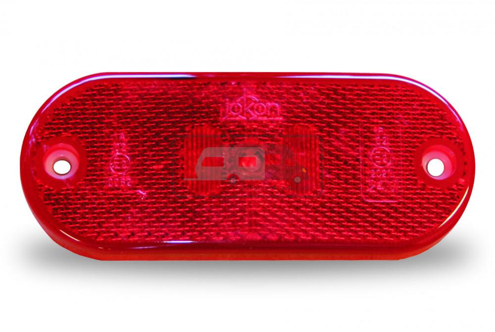 Jokon Markering LED SR2002 met Reflector Rechthoekig Opbouw Rood