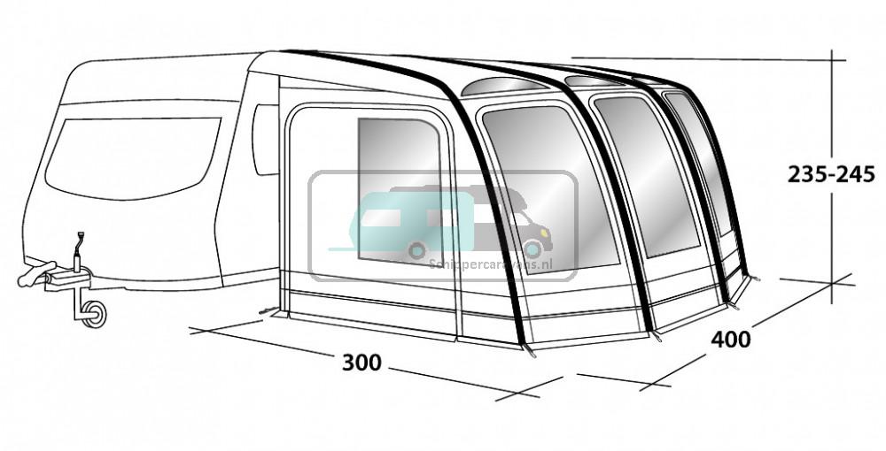 Outwell Mirage 400SA Caravanvoortent