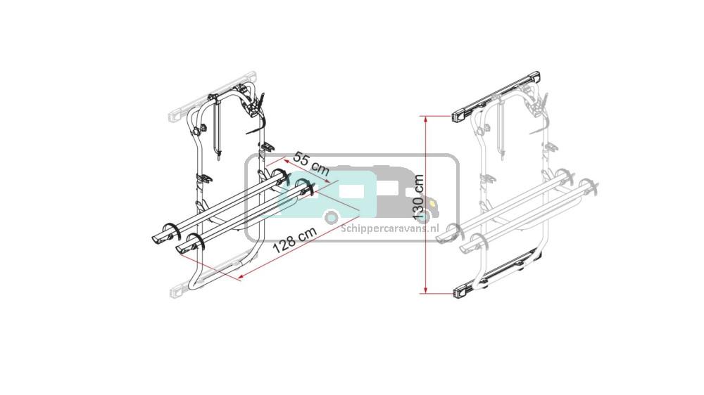 Fiamma Kit Bars Carry-Bike DJ Ducato >2006