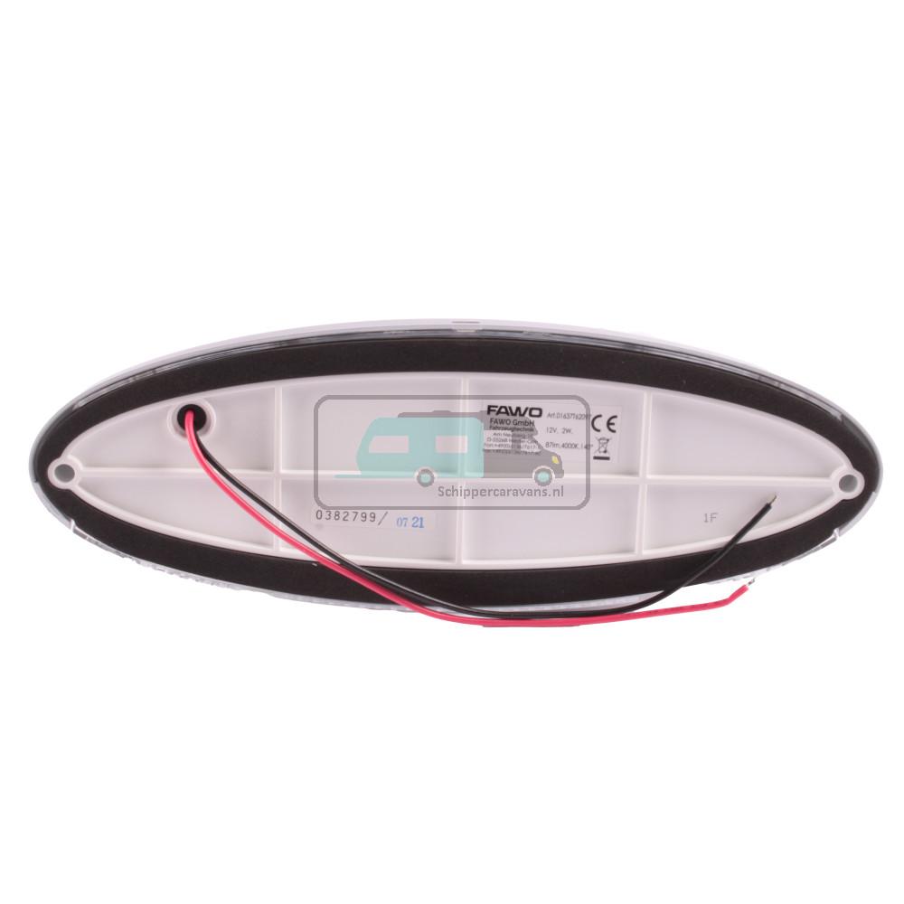 Voortentlamp Wave LED Zilver