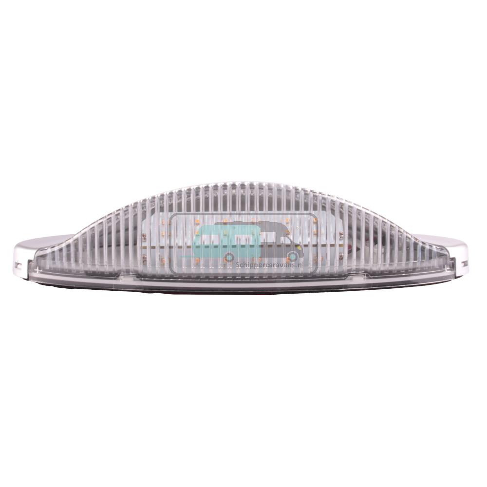 Voortentlamp Wave LED Zilver